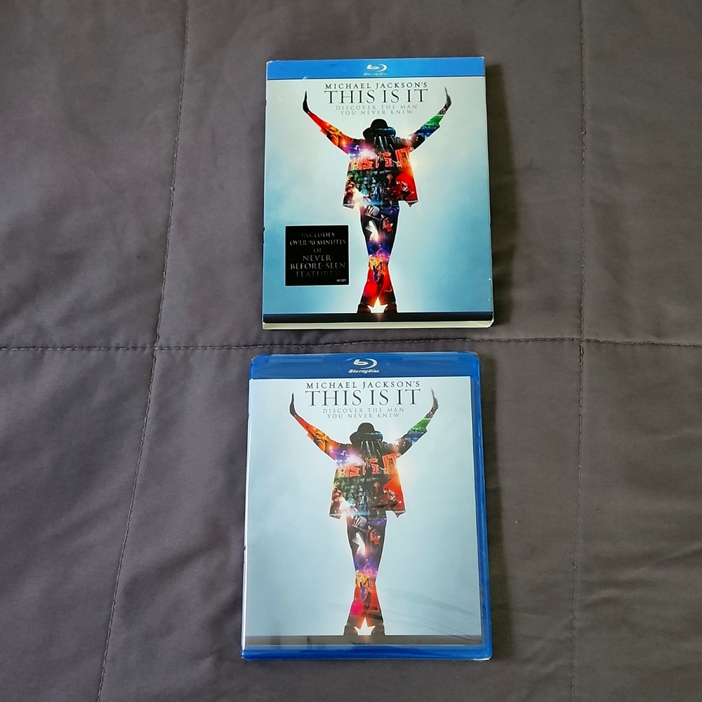 Michael Jackson's This Is It Blu-ray, 2009 NEW IN THE BOX UNOPENED Extended Cut